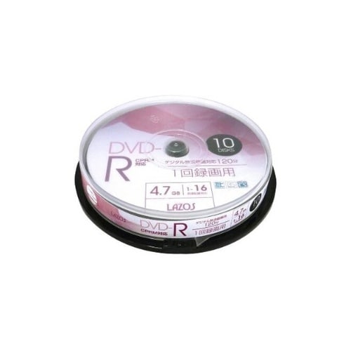 DVD−R(1回録画用、10枚 スピンド