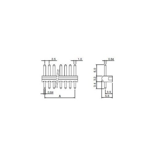 NHコネクター 2.5mmピッチベース付