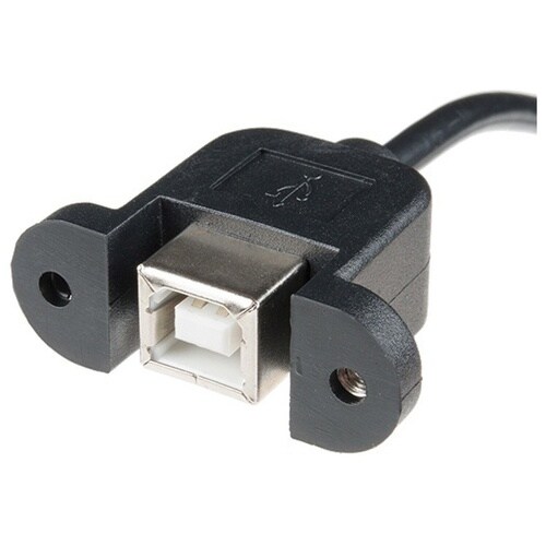 Panel Mount USB−B to