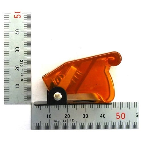 ミサイルスイッチ カバー付き(透明橙)