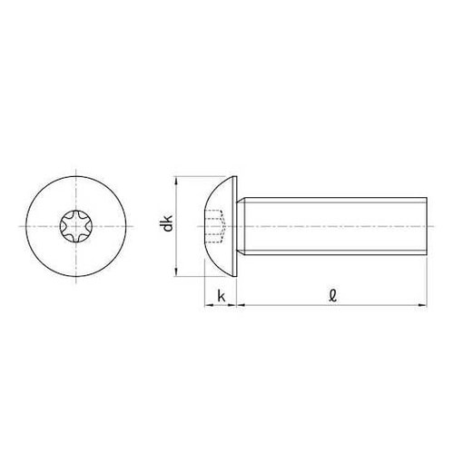 クロメートTRXトラス小ネジ(T40)