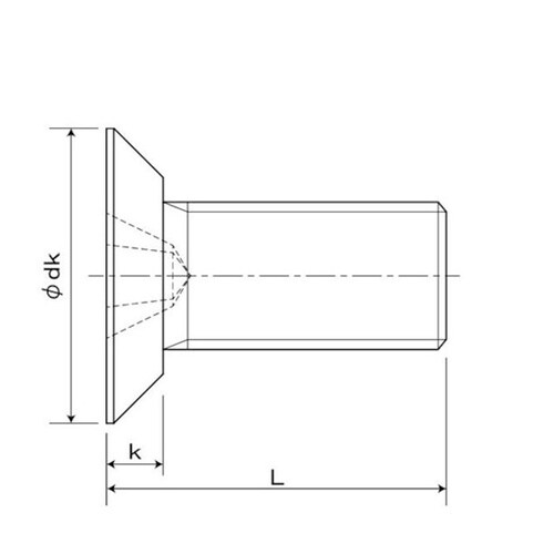 ステン(+)皿小アンダ−カット 4×7