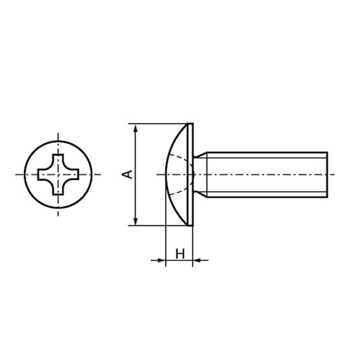 ステン+UNC(トラス #4−40×1”