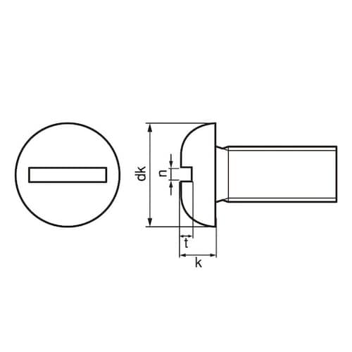 ステン−UNC(PAN #6−32×3/