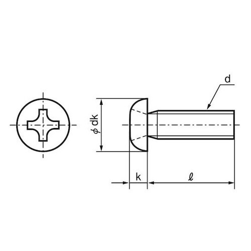 ステン(+)ナベ小(T) 6×30 (3