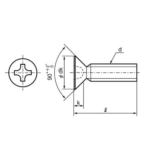 ステン(+)サラ小(T) 5×20 (8