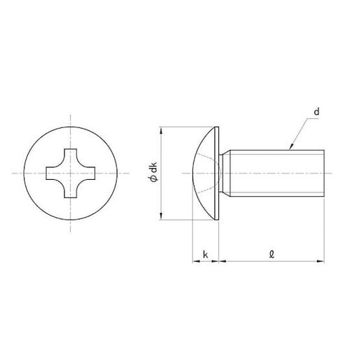 ステン(+)トラス小ネジ(T)4×30