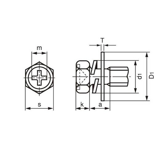 組込みねじ(+)アプセットPD=3(W特