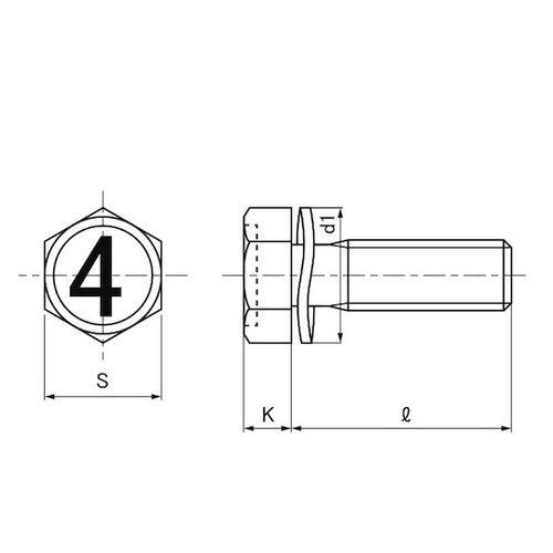 組込みねじ4マーク小形アプセットSP=2