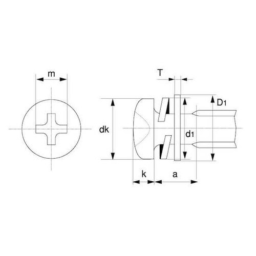 三価ホワイト (+)ナベP=4 小袋10