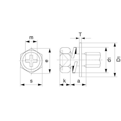 組込みねじ (+)アプセットPD=3(S