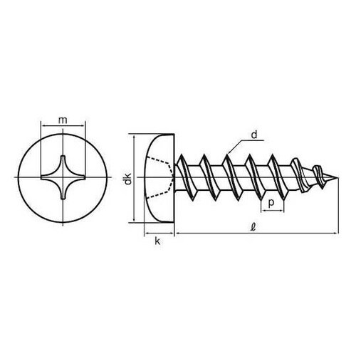 チタン(+)Aナベ 3×8 (30本入)