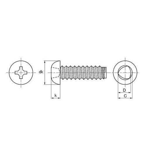 三価ブラック Bタイプバインド 2×10
