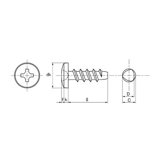 クロメ−ト Pタイプバインド 3×6 (