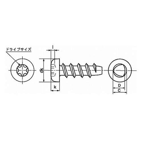 三価ホワイト SタイプナベP=2 4×1
