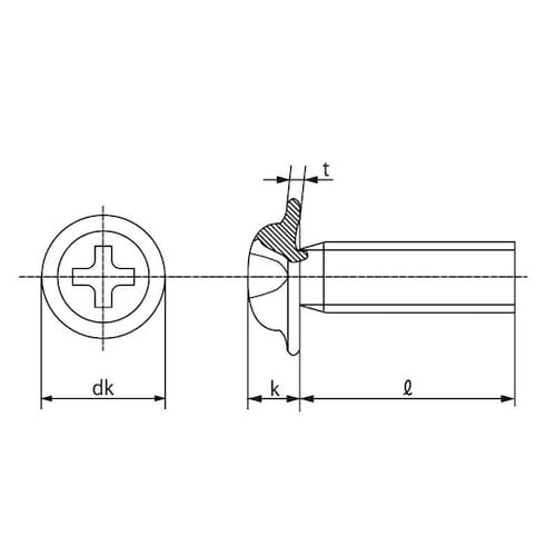 三価ホワイト PTスクリュ−(1412