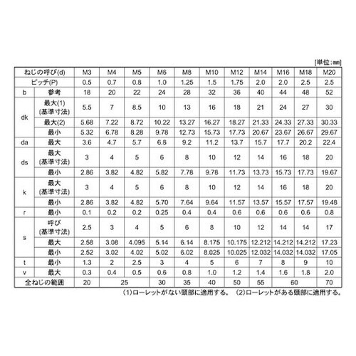 ニッケル CAP(六角穴付きボルト)(日