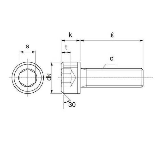 CAP(全ネジ 細目P−1.5 12×6
