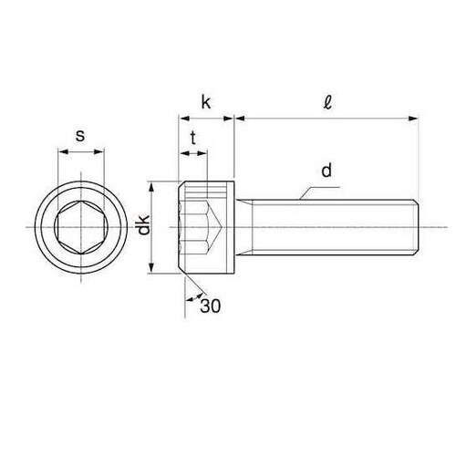 CAP(全ネジ 細目P−1.5 12×7