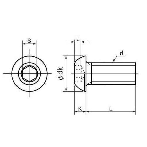 3価ブラック ボタンCAP(アンスコ 6