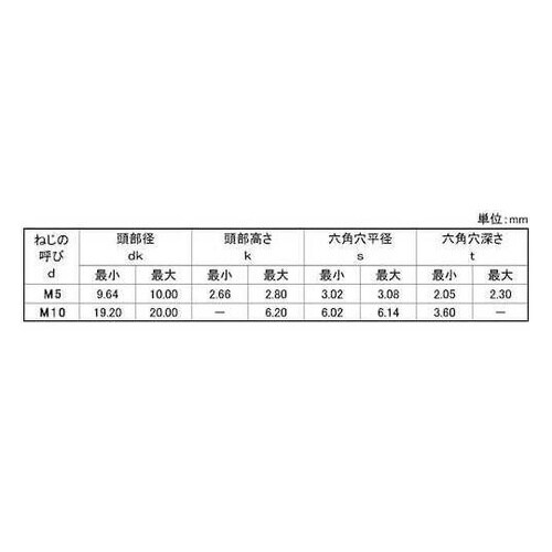 サラCAP(左ネジ 10×20 (1本入