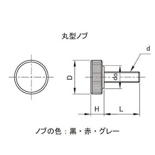 三価ホワイト サムスクリュ−(全ネジ 丸