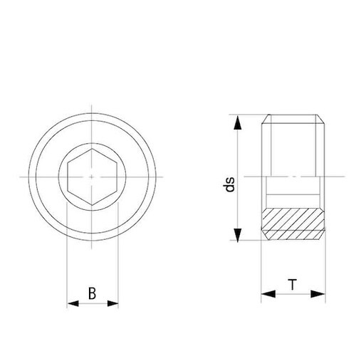 ロックネジ(2シュ #14 M14X1.