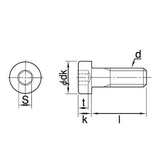 小頭ローヘッドCAP 4×8 (8本入)