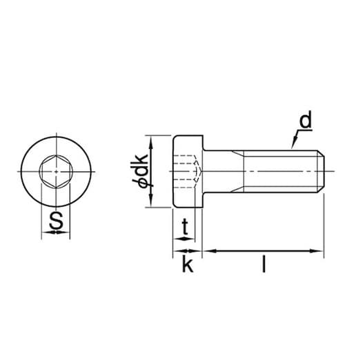 スズコバルト 極低頭キャップ 3 X 6