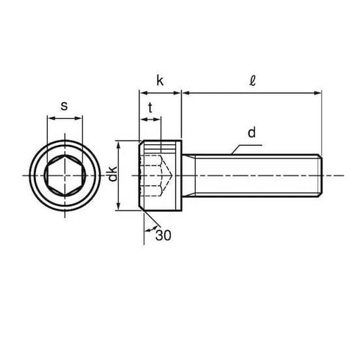 ステンCAP(全ねじ 細目P0.75 6