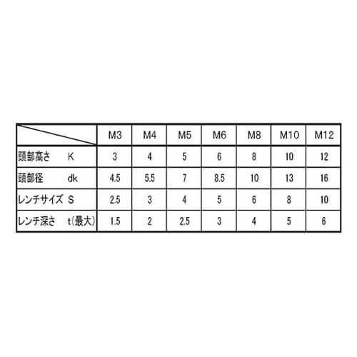 ステンレス 小頭CAP 4×16 (8本