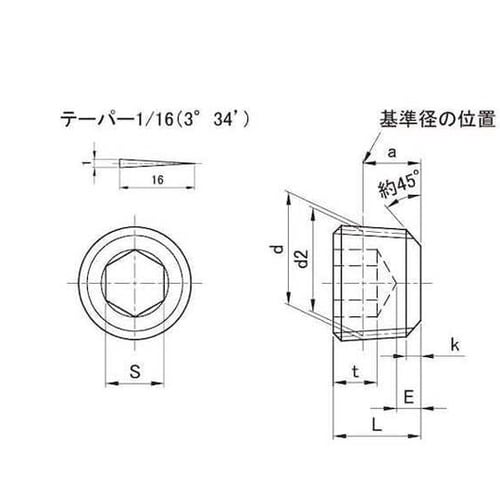 SUSプラグA(浮き PT 3/4 (1