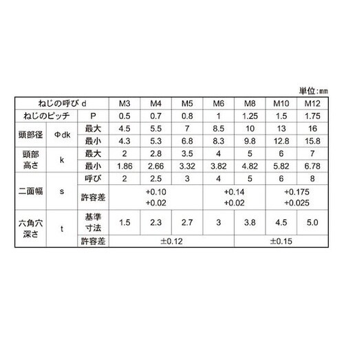 ステンレス 小頭ローヘッドCAP 8×2