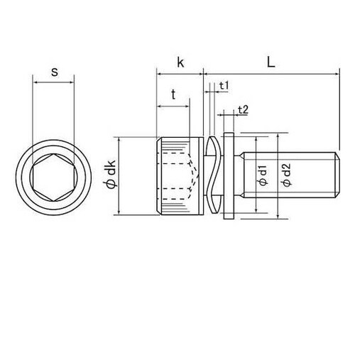 ステンCAP PU=3 板厚0対応 4×