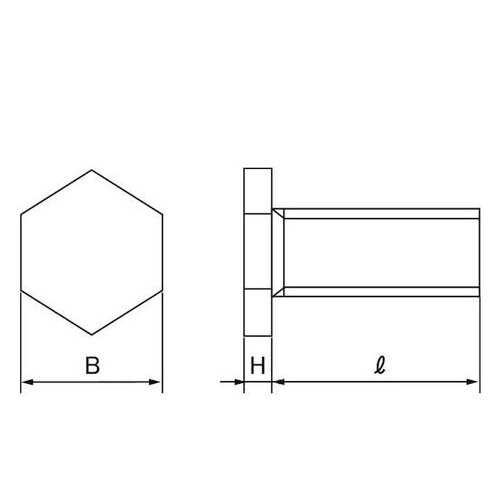 SUS超低頭 六角ボルト 8X100 (