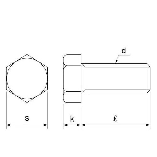 ステン 六角ボルト 全ネジ 輸入品 台湾