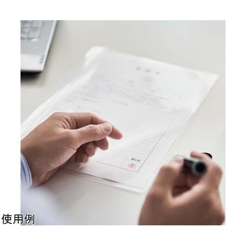 かんたん検印ホルダー 乳白 5枚入 F3