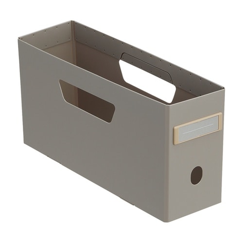 ボックスファイル(ロータイプ)グレー F