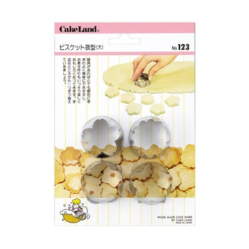 STビスケット抜型 大 4P 1セット(