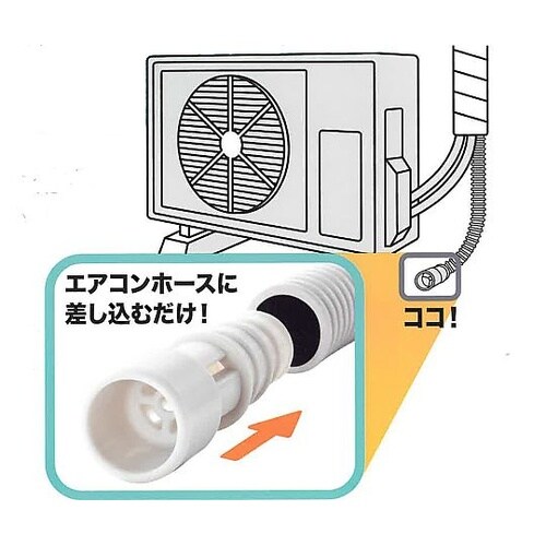 エアコン排水ホース 防虫キャップ 3個セ