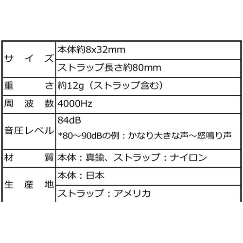 日本製ホイッスル マルチカモ EW−23