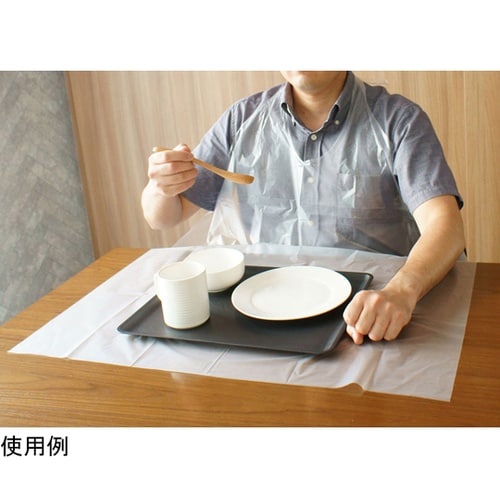 食事用エプロン 使い捨て 50枚入 WS