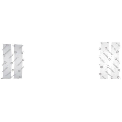 ベルクロ クリア薄型 2.5×8.8cm