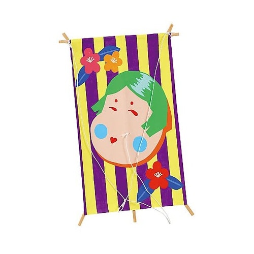 ミニ凧 無地 12596