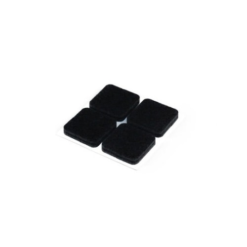 粘着シート付硬質フエルト 25ミリ角×4