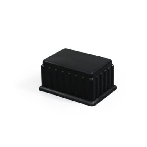 イス脚キャップ 38φ×24mm 黒 2