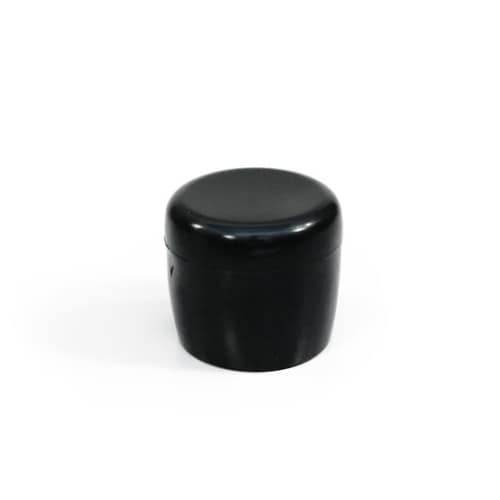 イス脚キャップ(パイプ用)黒丸 32mm