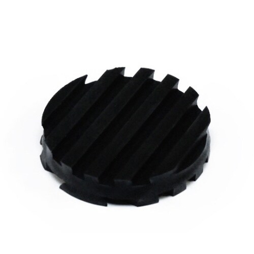 防振ゴム 黒 45丸×10mm厚 2個入