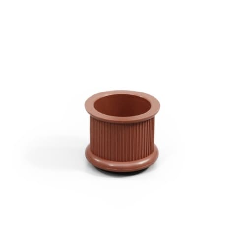 イス脚キャップ 丸 24ミリ 茶 4個入