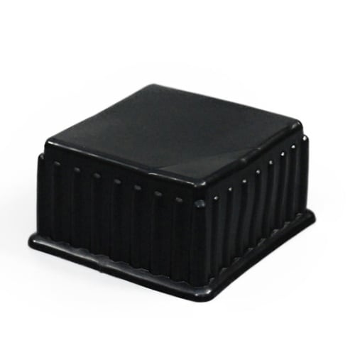 イス脚キャップ 角 45ミリ 黒 2個入